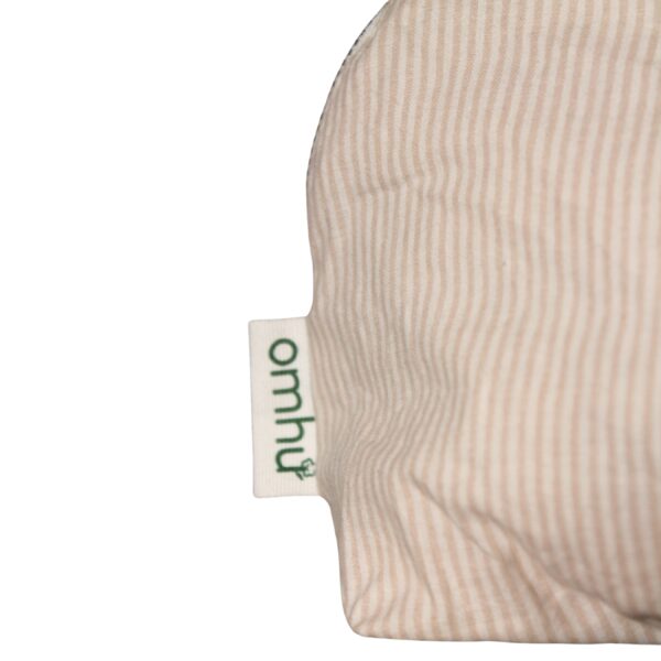 omhu makeup pung 34x24 cm - mini strib Sand - Image 2
