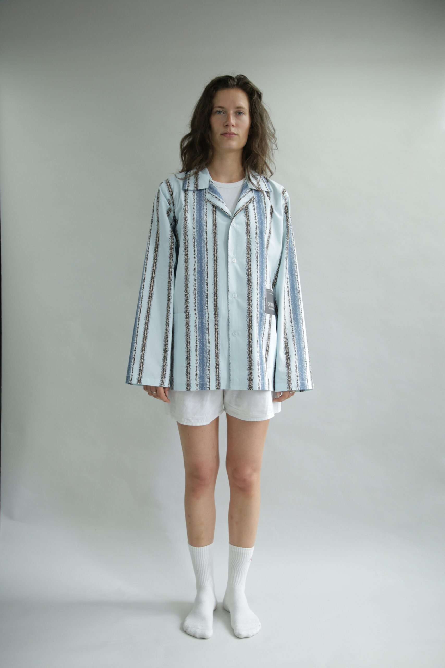 omhu x Mads Barfod, Slumber skjorte - Aqua - Billede 7