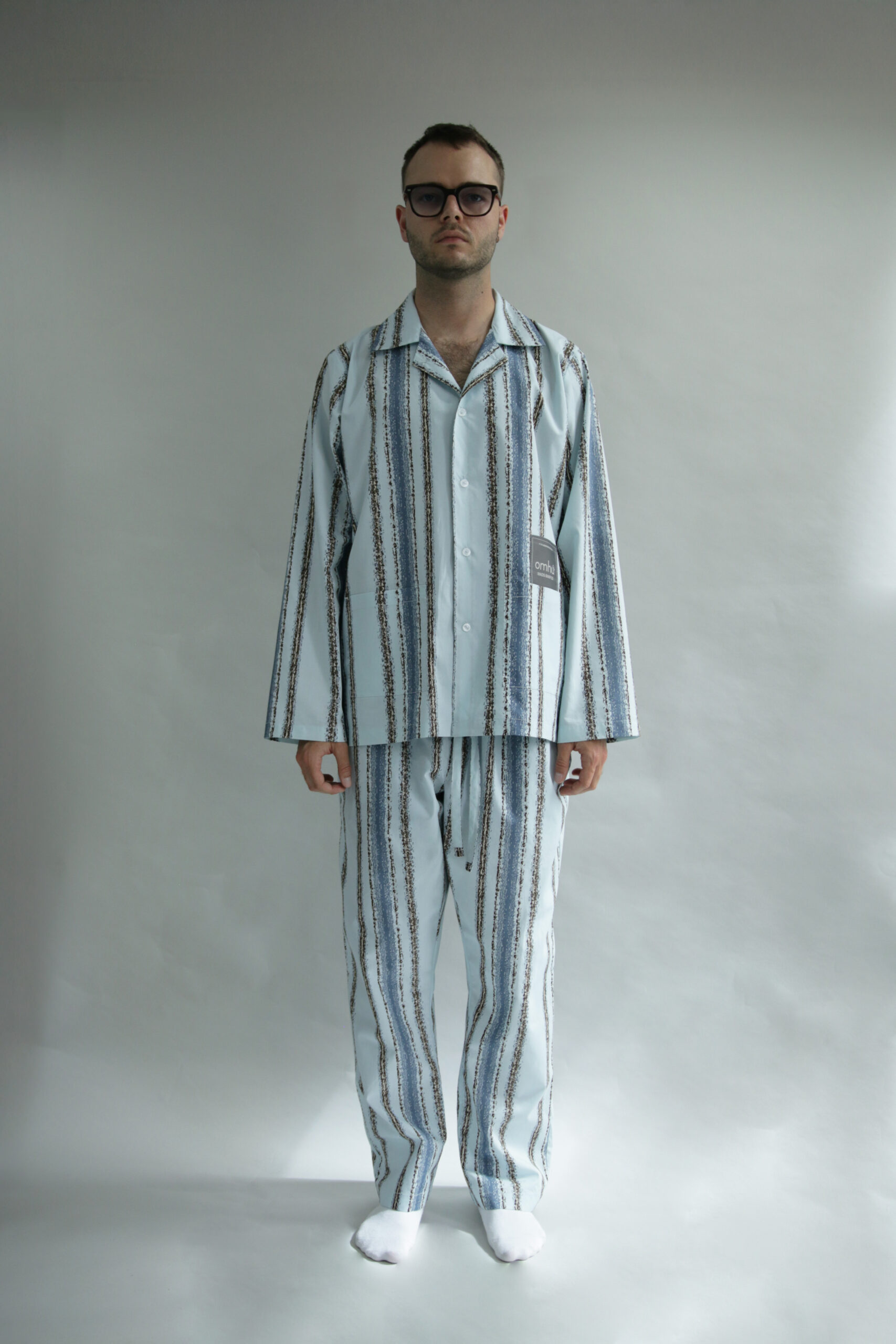 omhu x Mads Barfod, Slumber skjorte - Aqua - Billede 10